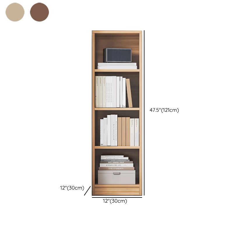 Urban Closed Back Shelf Bookcase Engineered Wood Book Shelf for Study Room