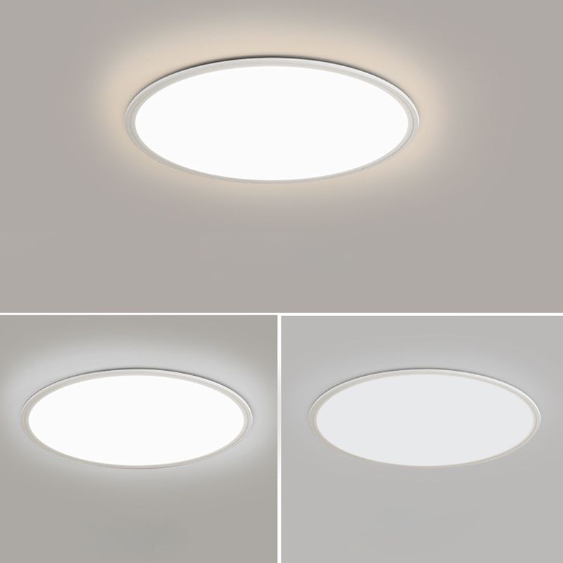 1 Light Geometric Flush Mount Simplicity Metal Flush Ceiling Light Fixture