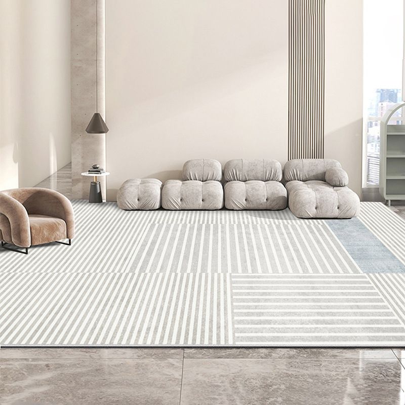 Area Rug Contemporary Indoor Rug Rectangle Stain Resistant Scroll Print Rug