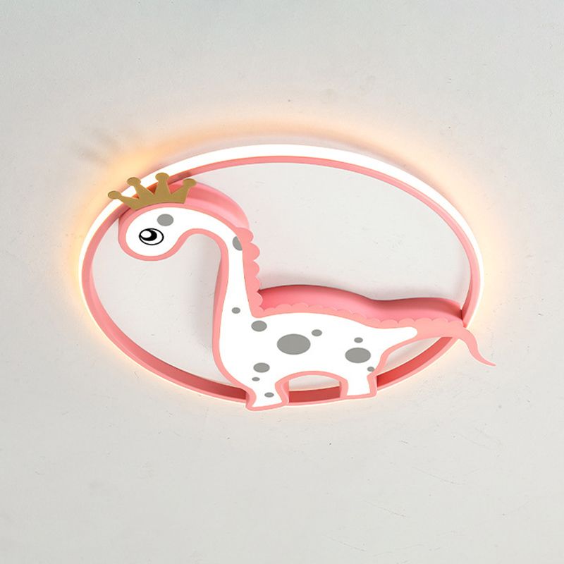 Chambre d'enfants dinosaure encastré plafonnier acrylique Creative LED plafonnier