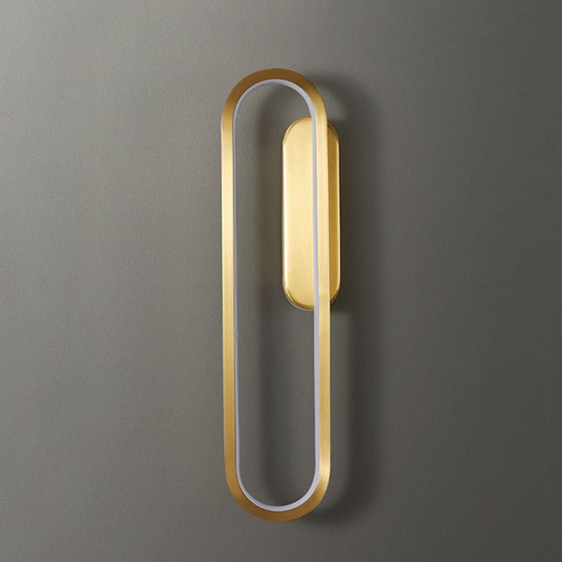 Contemporary LED Wall Light Fixture Simple Household Wall Light Sconce for Bedroom
