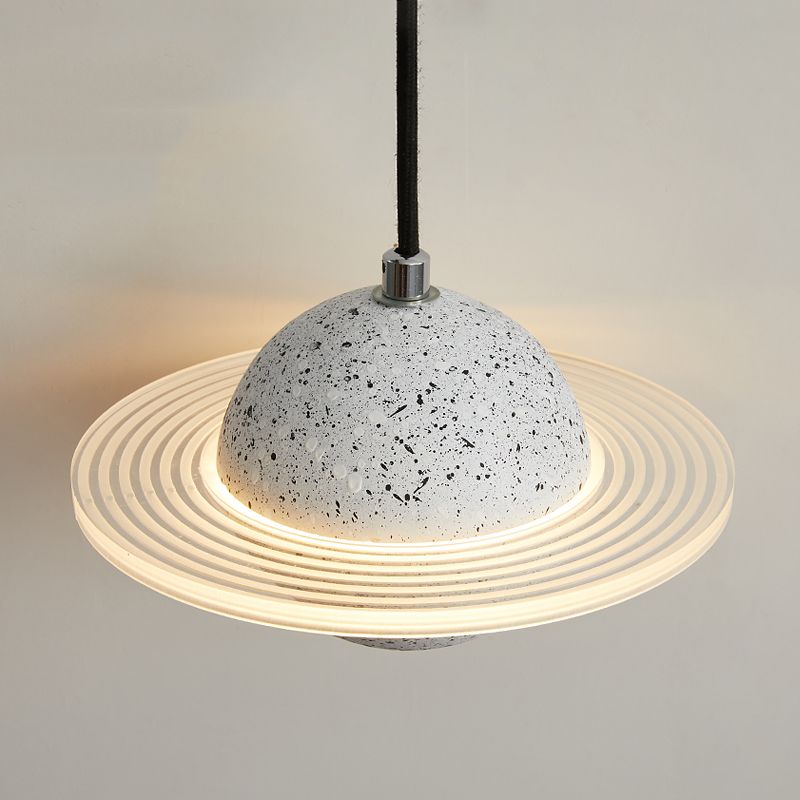 Global Stone Suspension Pendant Light Noordse stijl LED Pendant Light Kit voor slaapkamer