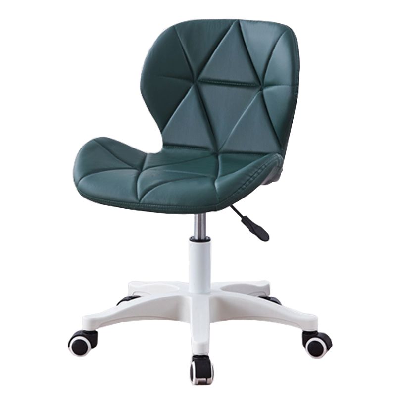 Armless Chair22.4" L x18.5"W x25.9H" Swivel Wheels Chair for Living Room