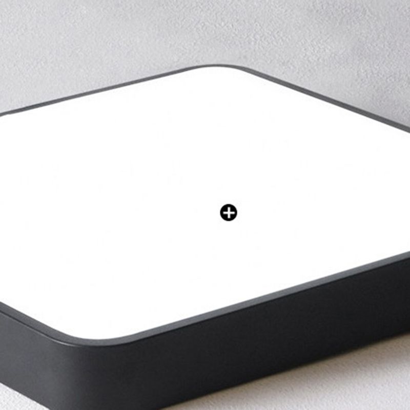 Lámpara de techo LED cuadrada de estilo moderno con montaje empotrado para sala de reuniones