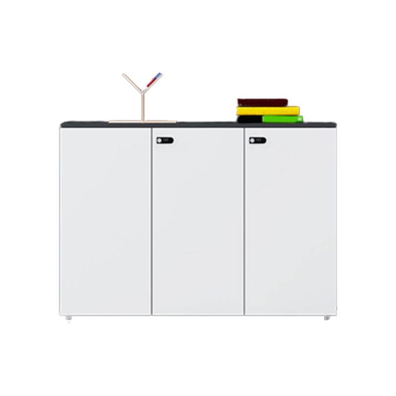 Contemporary Filing Cabinet Wood File Cabinet with Lock and Storage
