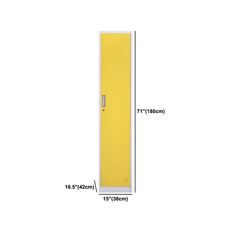 Hinged Steel Wardrobe Cabinet Contemporary Wardrobe Armoire for Home