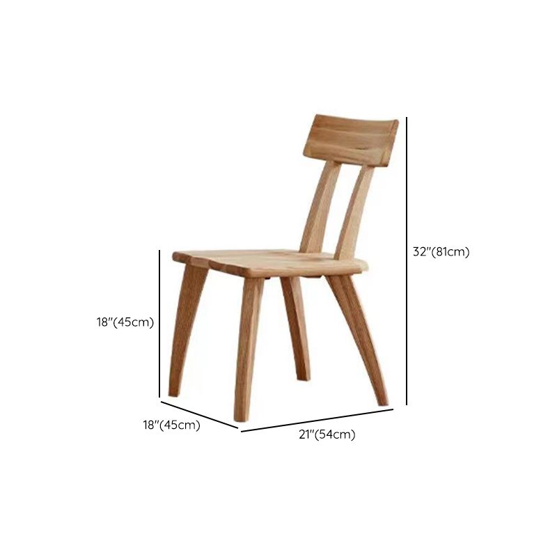 Modern Style Dinette Set 1/2/4/5 Pcs Rectangle Solid Wood Dinette Table with Chair