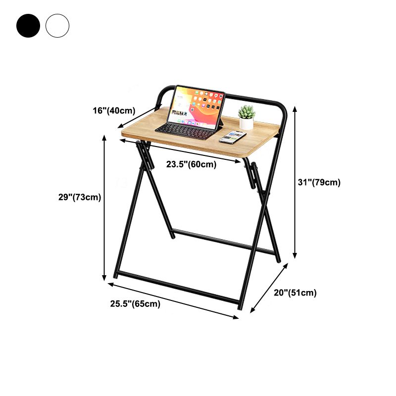 Modern Style Wooden Office Desk Rectangular Folding Writing Desk for Home