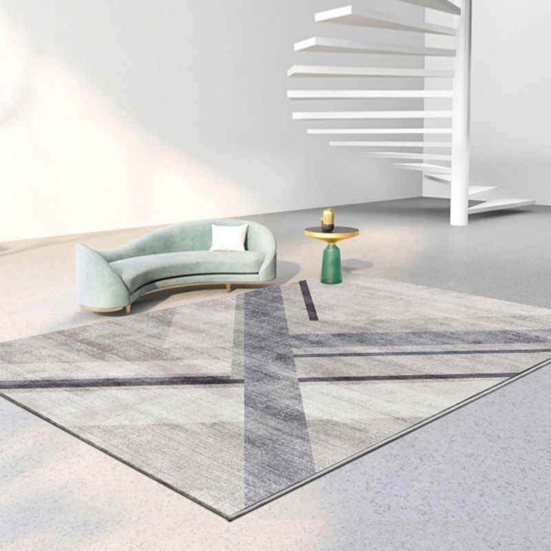 Tapis moderne à blocs de couleurs, en Polyester, résistant aux taches, pour l'intérieur, pour la décoration de la maison