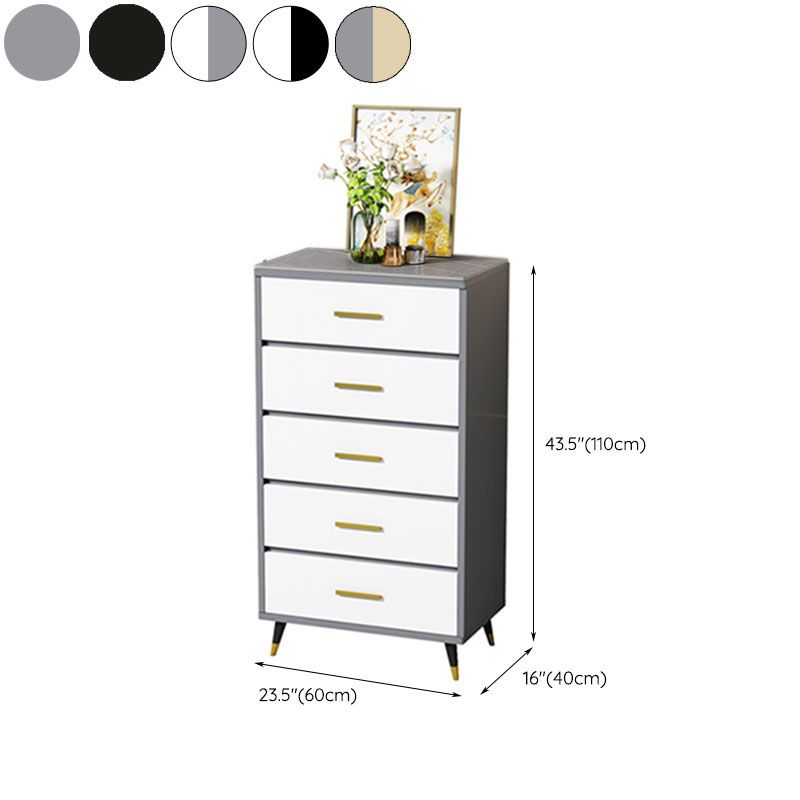 Glam 16" Wide Chest Bedroom Stone Storage Chest with Drawers