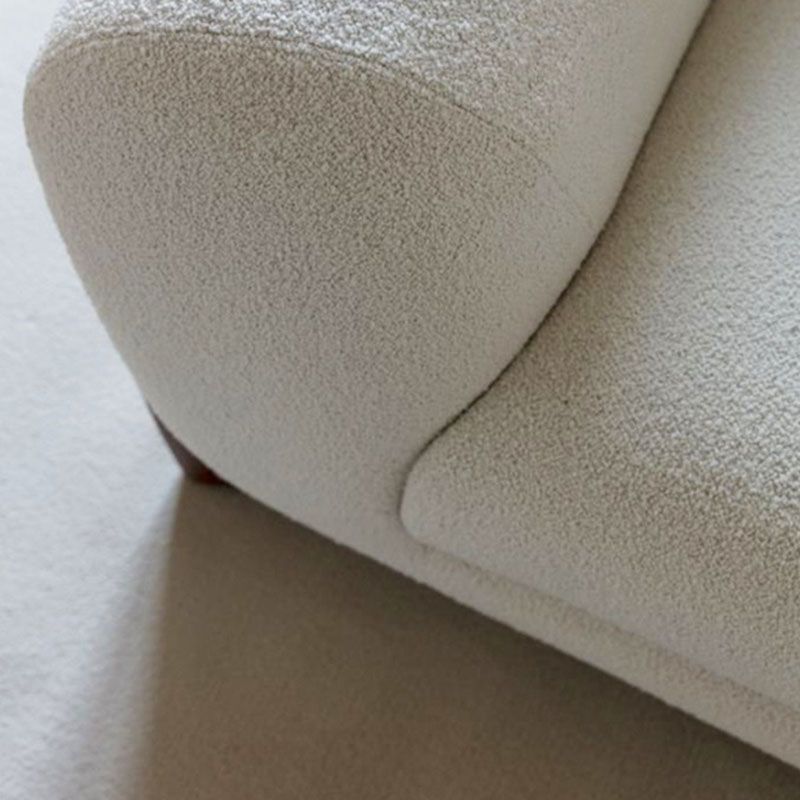 Contemporary Sofa Tuxedo Arm Tight Back Sofa for Living Room