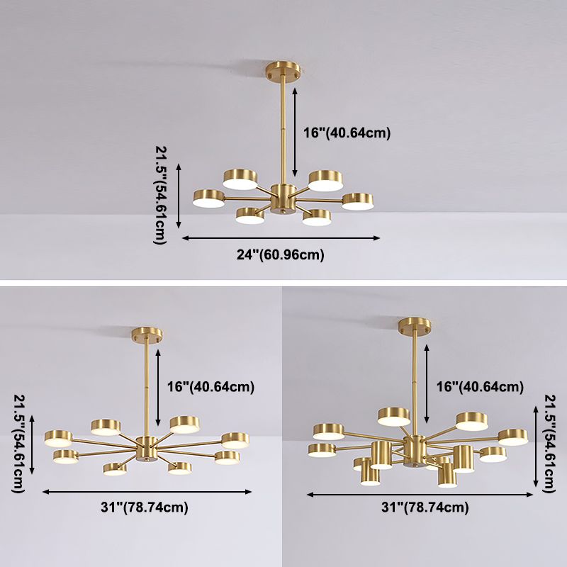 Postmodern Ceiling Hanging Light Geometric Ceiling Light for Dining Room Coffee Shop