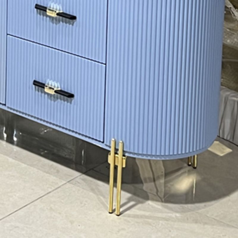 Modern Storage Chest Stone Top Storage Chest Dresser for Bedroom