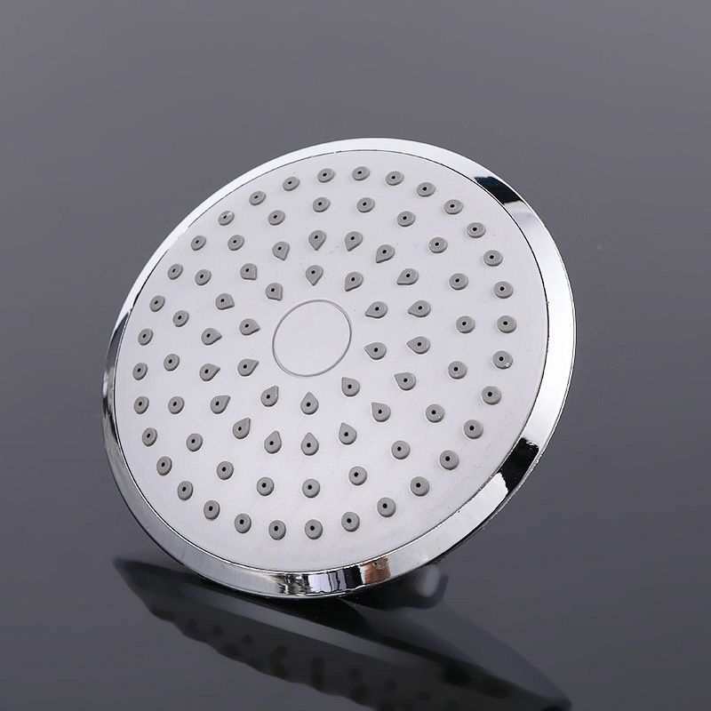 Round Shape Shower Head Modern Swivel Wall Mounted Fixed Shower Head