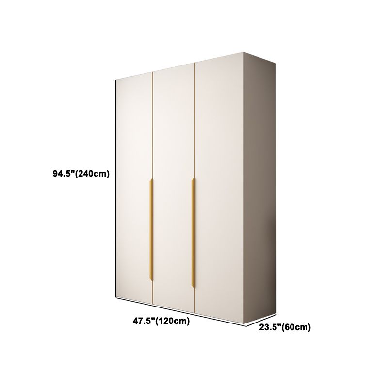 Contemporary Style Wardrobe Armoire Engineered Wood Wardrobe for Home