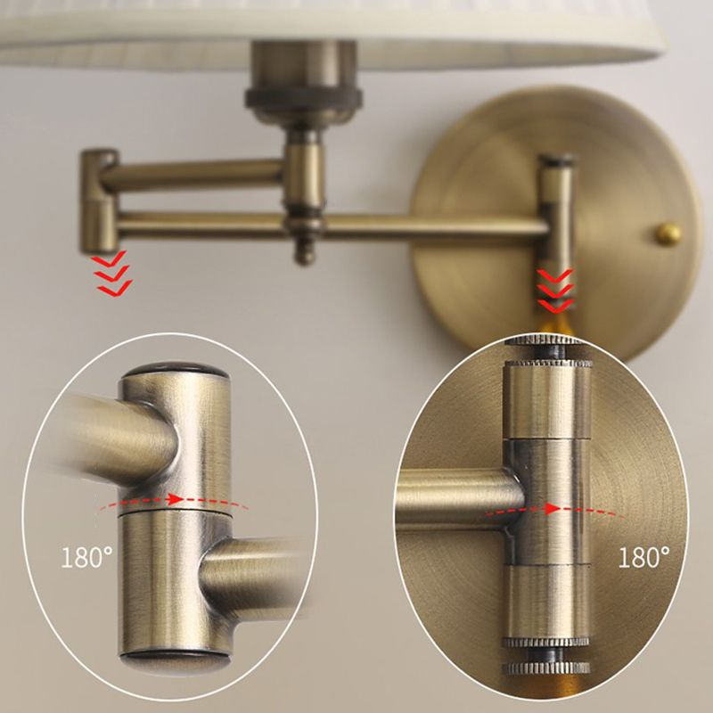 Sconce Light Fixture Minimalist Style Metal Wall Mount Lighting