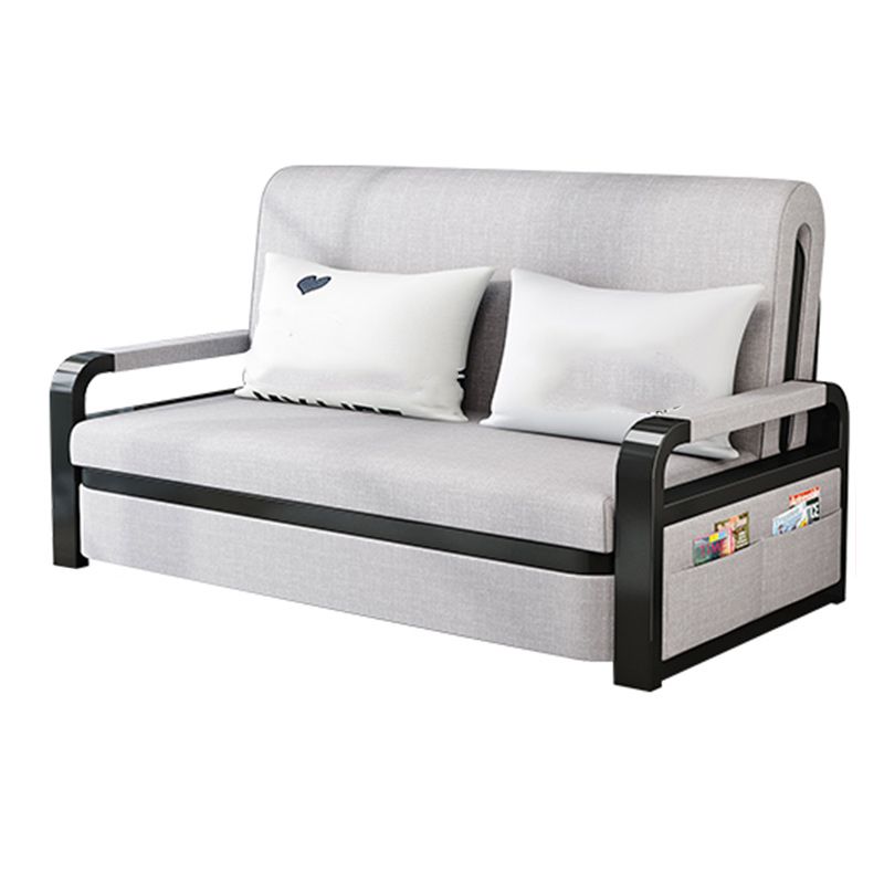 30" Wide Contemporary Futon Sofa Bed Cushion Back Futon Sleeper Sofa