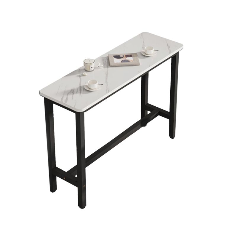 Modern Rectangle Wood Counter Table 2/3/4/5 Pieces Bar Table Set for Cafe