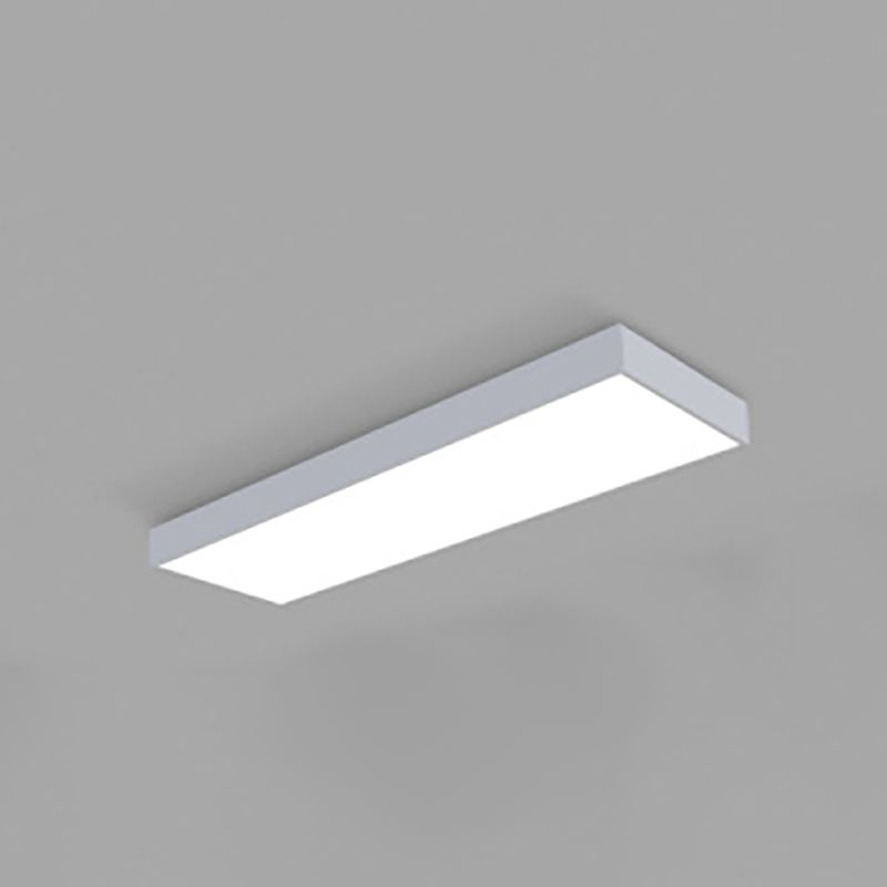 Moderne rechthoekige LED-plafondlamp Modern aluminium 1-lichts inbouw voor kantoor