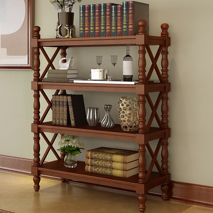 Rectangle Solid Wood Storage Bookshelf Nordic Study Room Bookcase