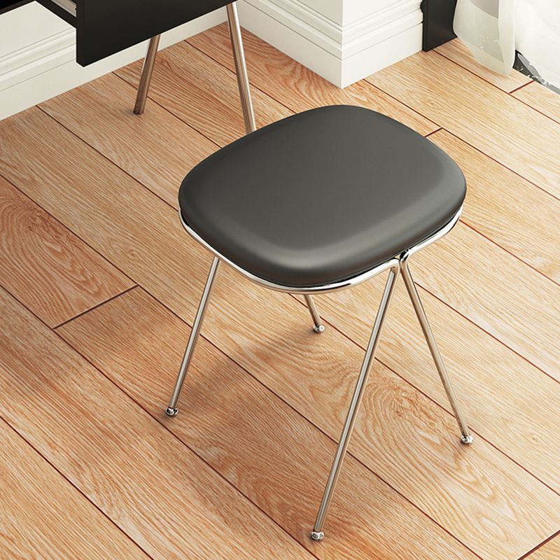 Wooden Contemporary Makeup Vanity Desk Table With Drawer in Black