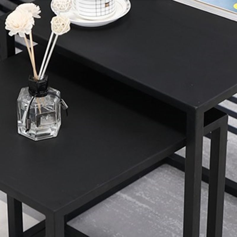 Frame 2 Nesting Coffee Table Mid-Century Metal Square Cocktail Table