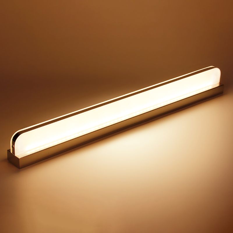 Ultradunne ijdelheid wandlampen moderne minimalistische stijl roestvrijstalen enkele ijdelheid lamp