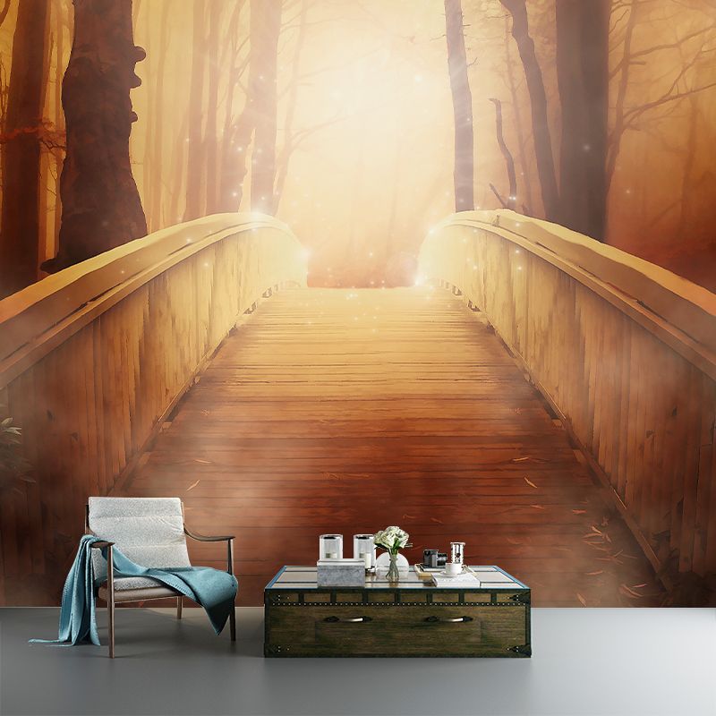 Eco-friendly Wall Mural Wallpaper Dreamland Illustration Sitting Room Wall Mural