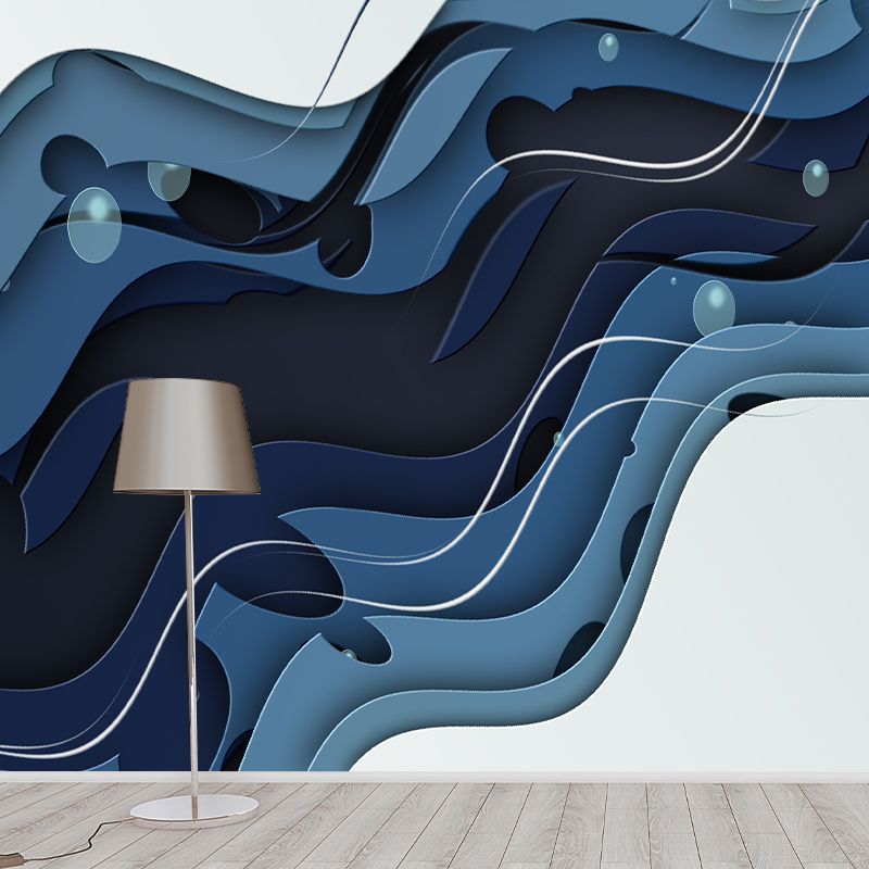 Illustration Stain Resistant Wallpaper Abstract Pattern Living Room Wall Mural