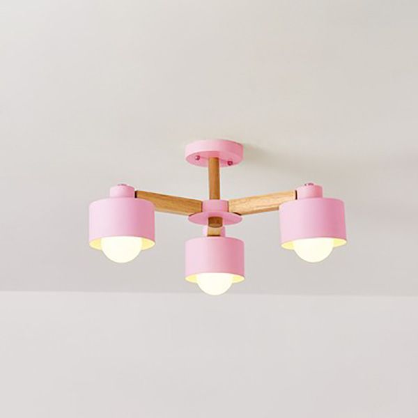Lampade a sospensione del cilindro in metallo Lampada moderna Multi Lights Suspension Lampada