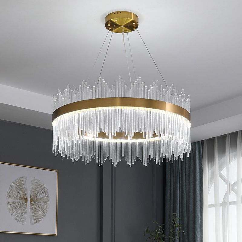 Luz de lujo moderno moderno simple led encogedor led lámpara luz para sala de estar dormitorio de comedor