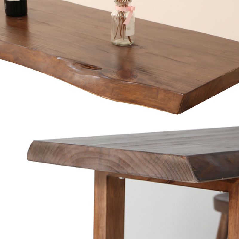 Industrial 1/2/4/5 Pieces Bar Table Set Rectangle Bar Table with Wooden High Stools