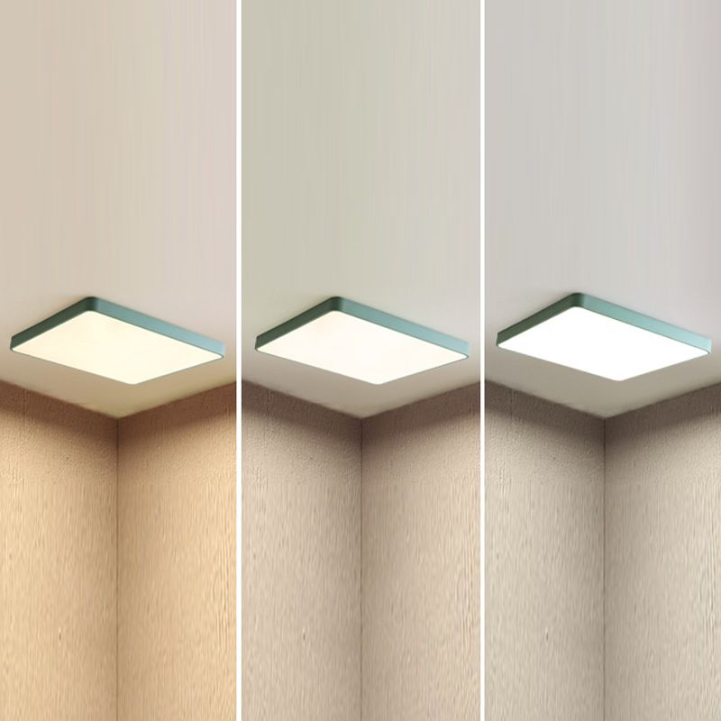 Metal Geometric Flush Mount Fixture Macron Flush Light Fixtures