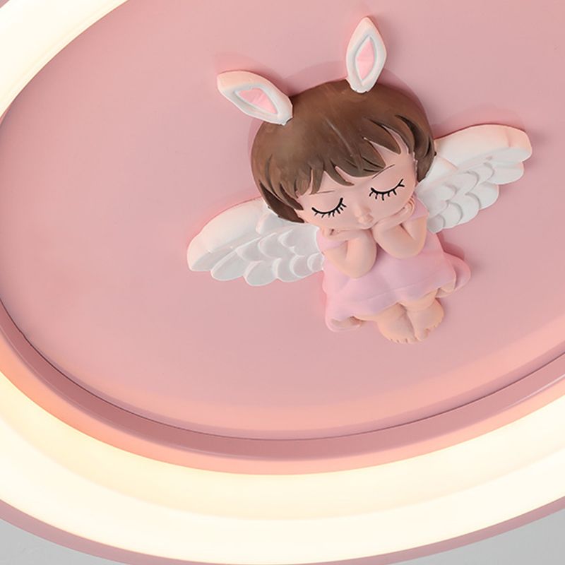 Angel – plafonnier minimaliste moderne rose, lampe encastrée pour chambre à coucher