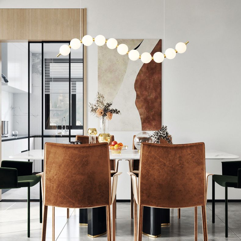 Contemporary Island Light Fixtures Molecule Hanging Lamp for Dining Room