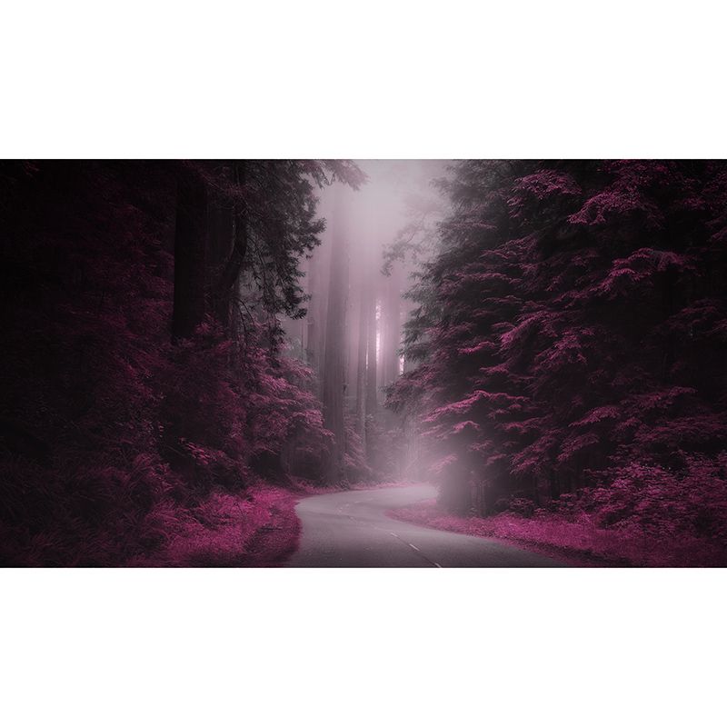 Environment Friendly Resistant Mural Wallpaper Forest Sleeping Room Wall Mural