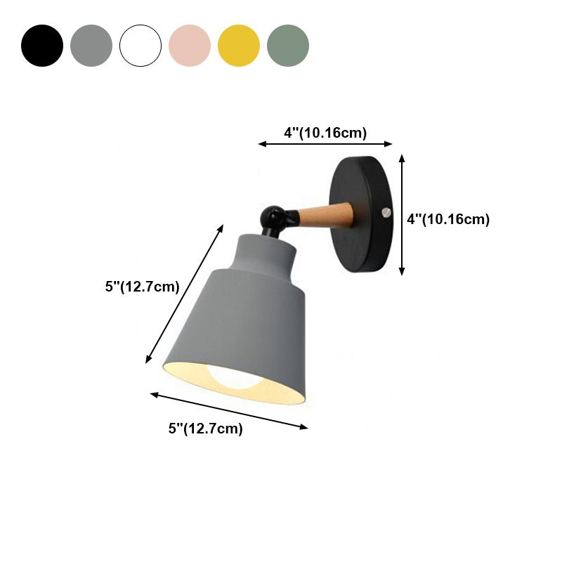 Modern Colorful Wall Sconce Simplicity Metal Wall Mounted Lamp for Sitting Room