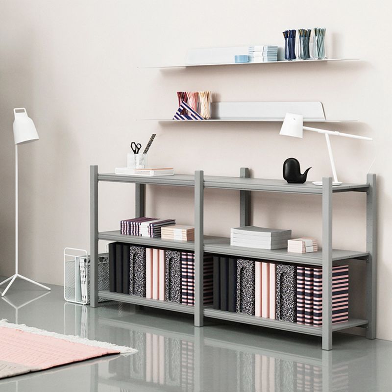 Scandinavian Metal Floating Bookcase 6" Wide Living Room Book Shelf