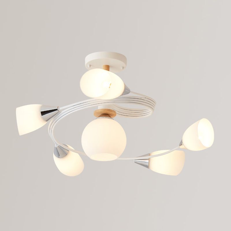 Glasgeometrische Form spüle Deckenleuchte modern