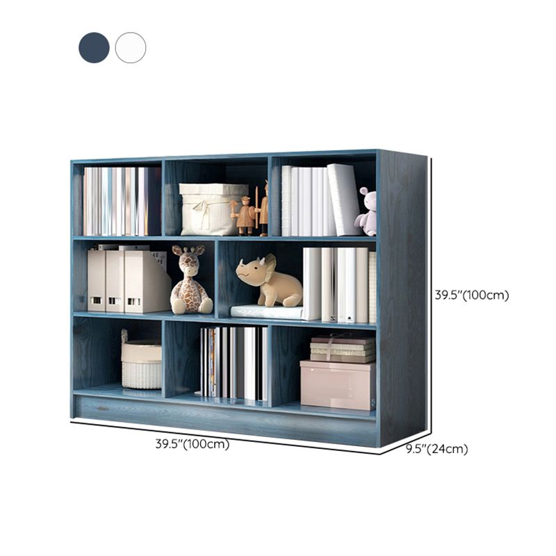 Scandinavian Engineered Wood Bookshelf Standard Bookcase with Shelves