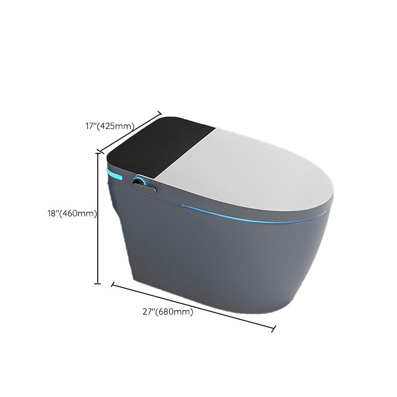 Modern One Piece ABS Toilet Floor Mounted Siphon Jet Urine Toilet
