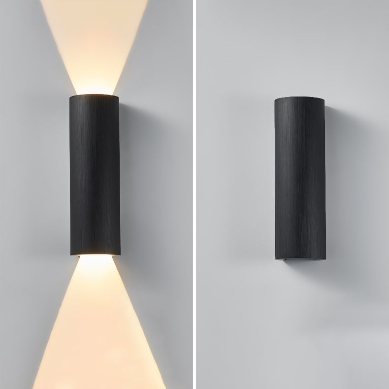 Appliques murales modernes en forme de tube