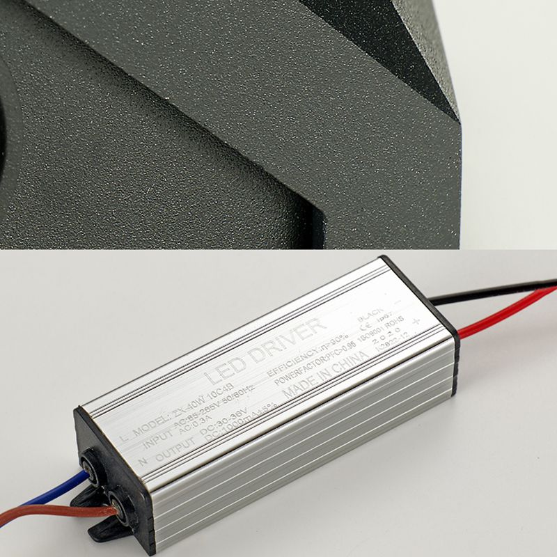 Lámpara de montaje de pared de 1 luces moderna Diamante Diamond Fince para el balcón para el balcón