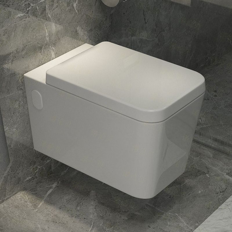Wall Mount Porcelain Flush Toilet One-Piece Toilet Modern Toilet Bowl