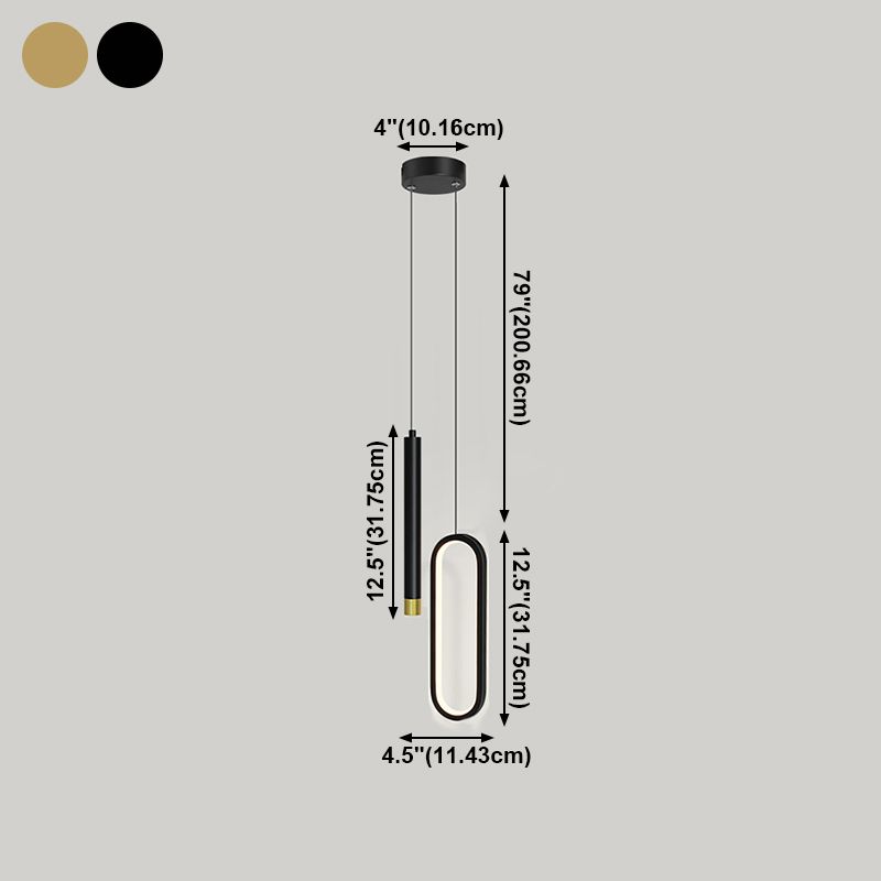 Lumière suspendue au ménage moderne Aménagement de pendentif linéaire pour le salon du salon