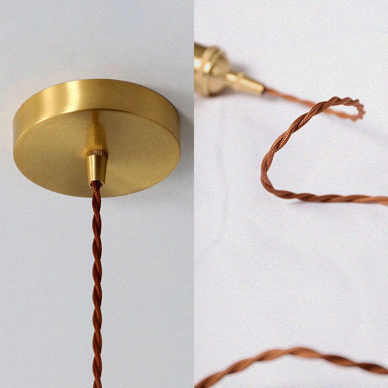 Prismatic Glass Vintage Hanging Pendant Light 1-Light Drop Pendant for Dining Room