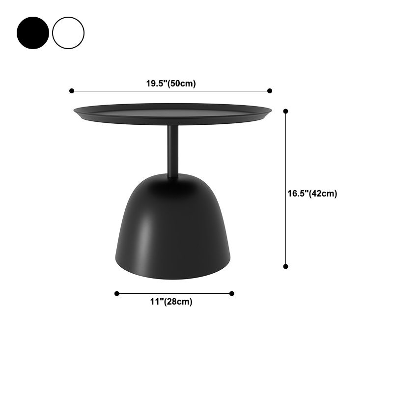 Medieval Modern Style Pedestal Base Design Circular Metal Table Side Table
