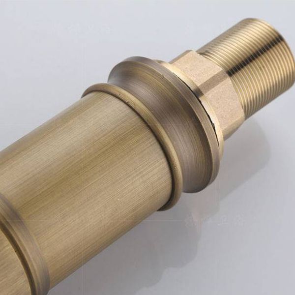 Circular Farmhouse Vessel Faucet Brass Lever Handle Bathroom Faucet