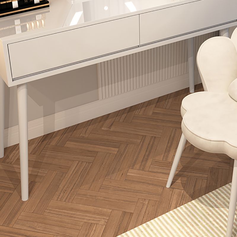 Contemporary Wooden Makeup Vanity Desk Table with Storage Drawers