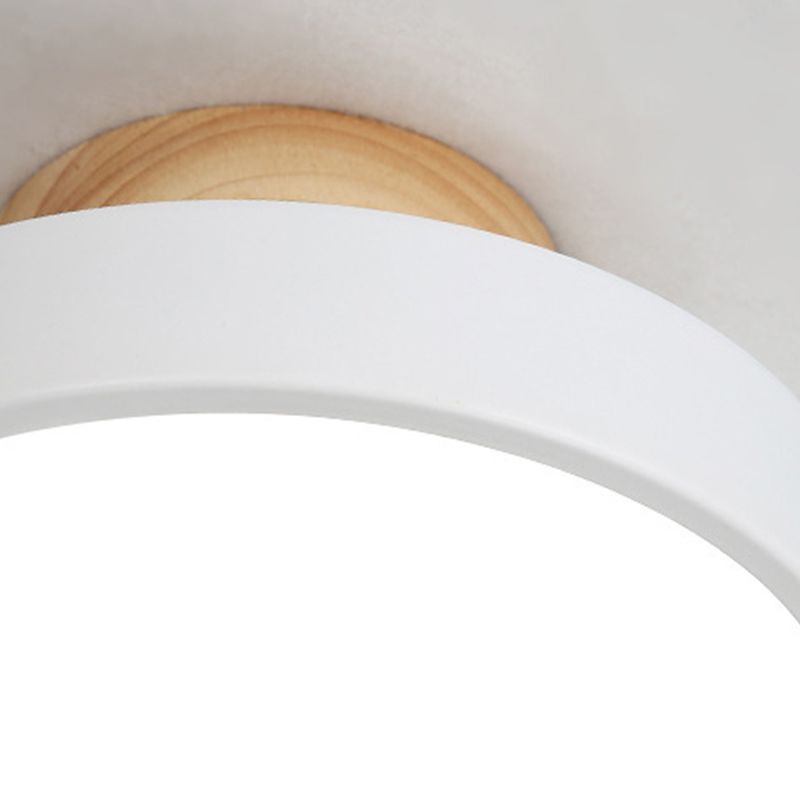 Macaron Style Ceiling Light LED Ceiling Mount Light with Acrylic Shade for Bedroom